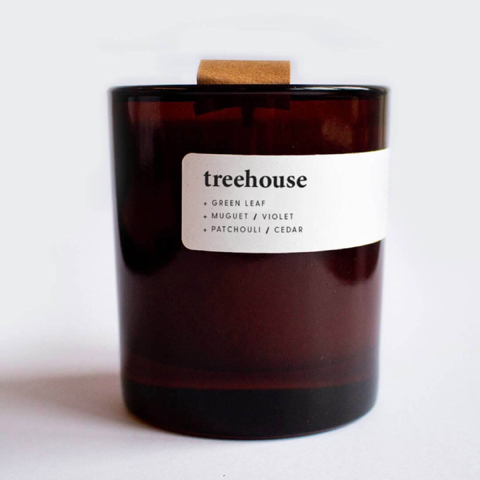 Treehouse - Candle In Amber Glass Jar 200g