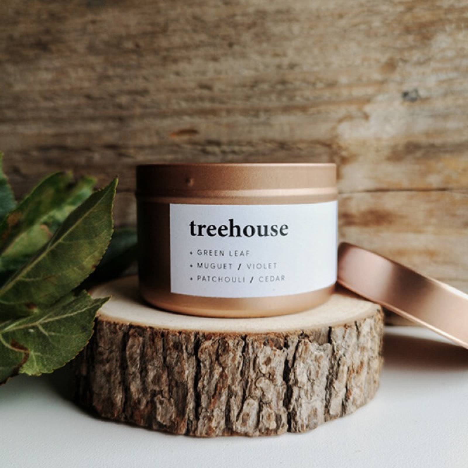 Treehouse - Candle In Metal Tin 100g