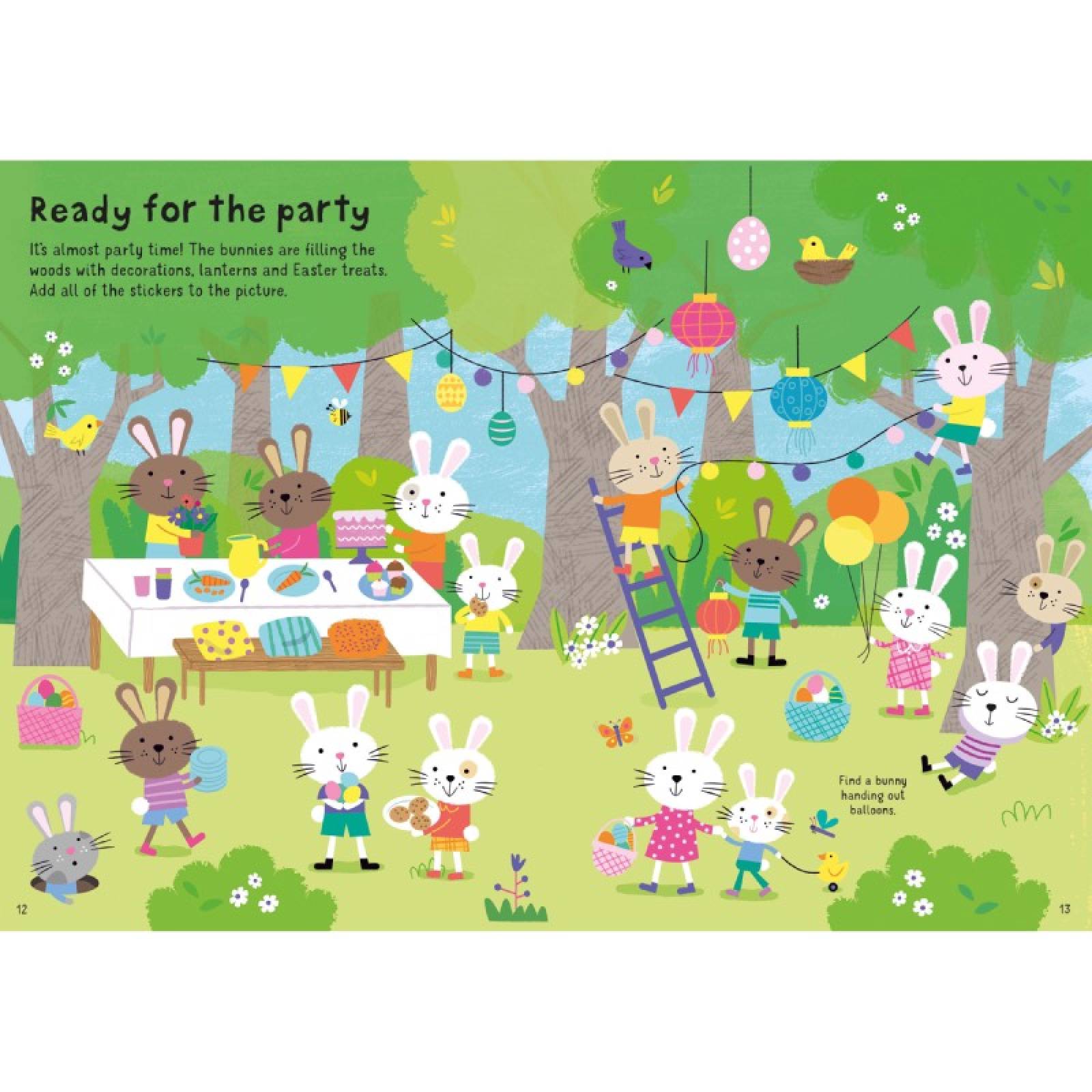 Usborne Little First Stickers: Easter Bunnies thumbnails