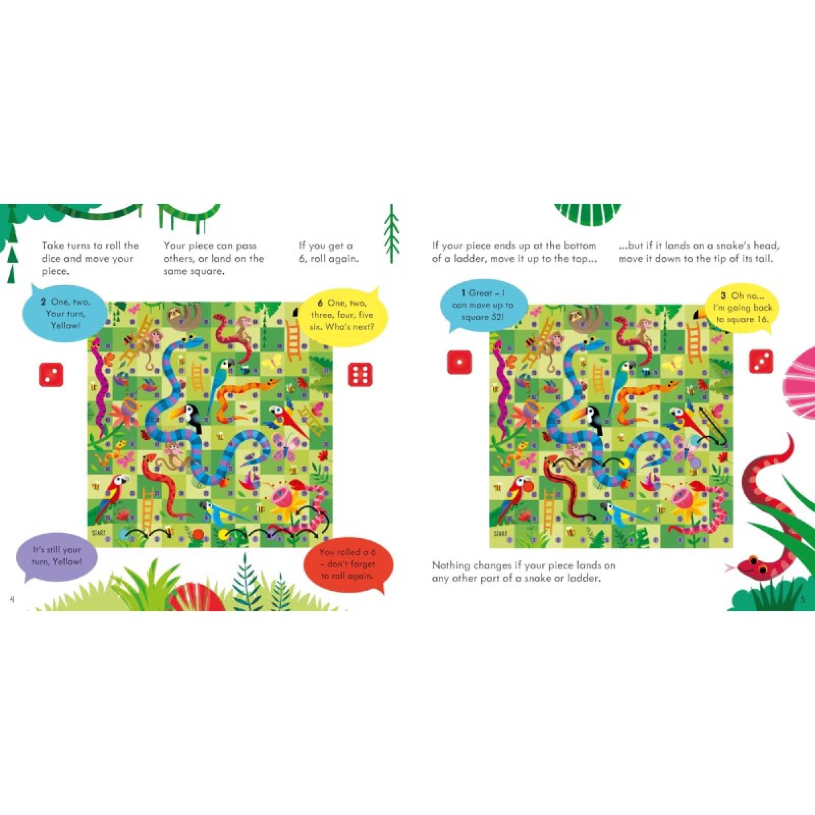 Usborne Snakes & Ladders Board Game thumbnails