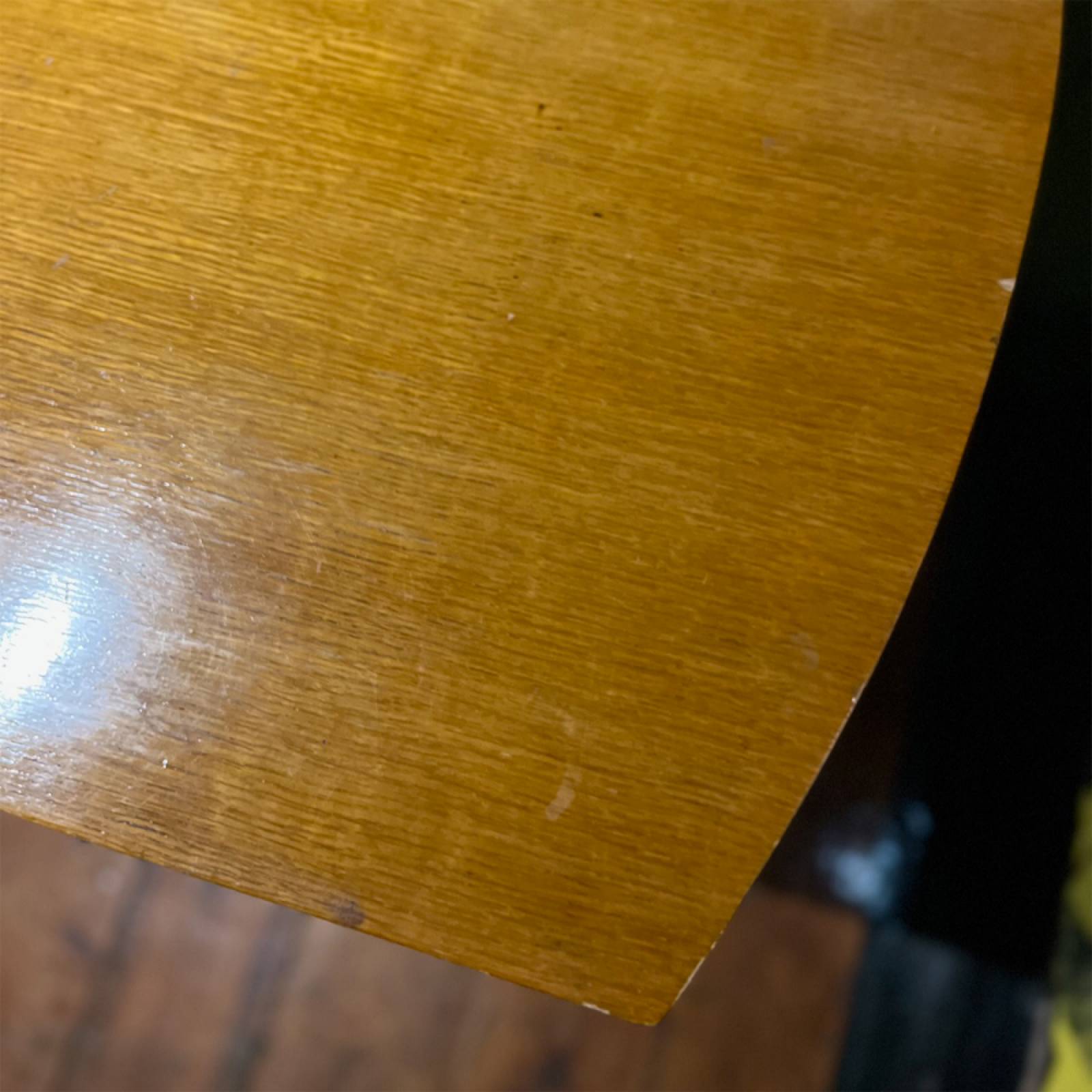 Vintage 1950s French Oak Desk thumbnails