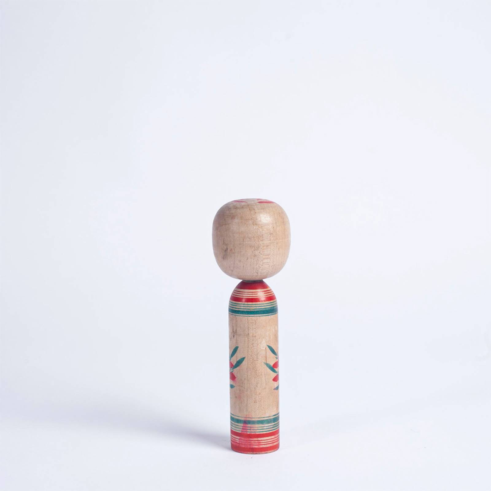 Vintage Japanese Wooden Kokeshi Doll thumbnails
