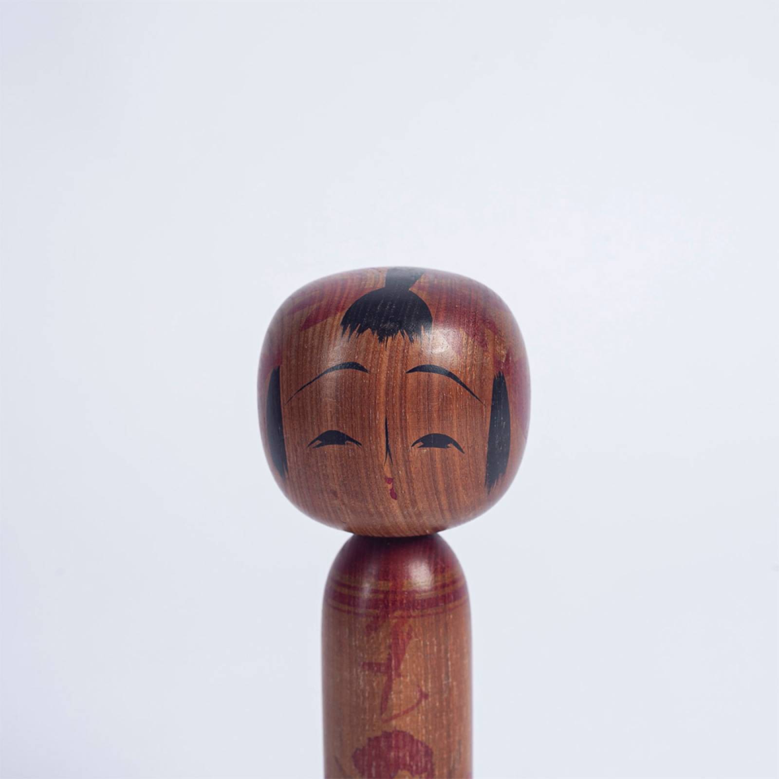 Vintage Japanese Wooden Kokeshi Doll thumbnails