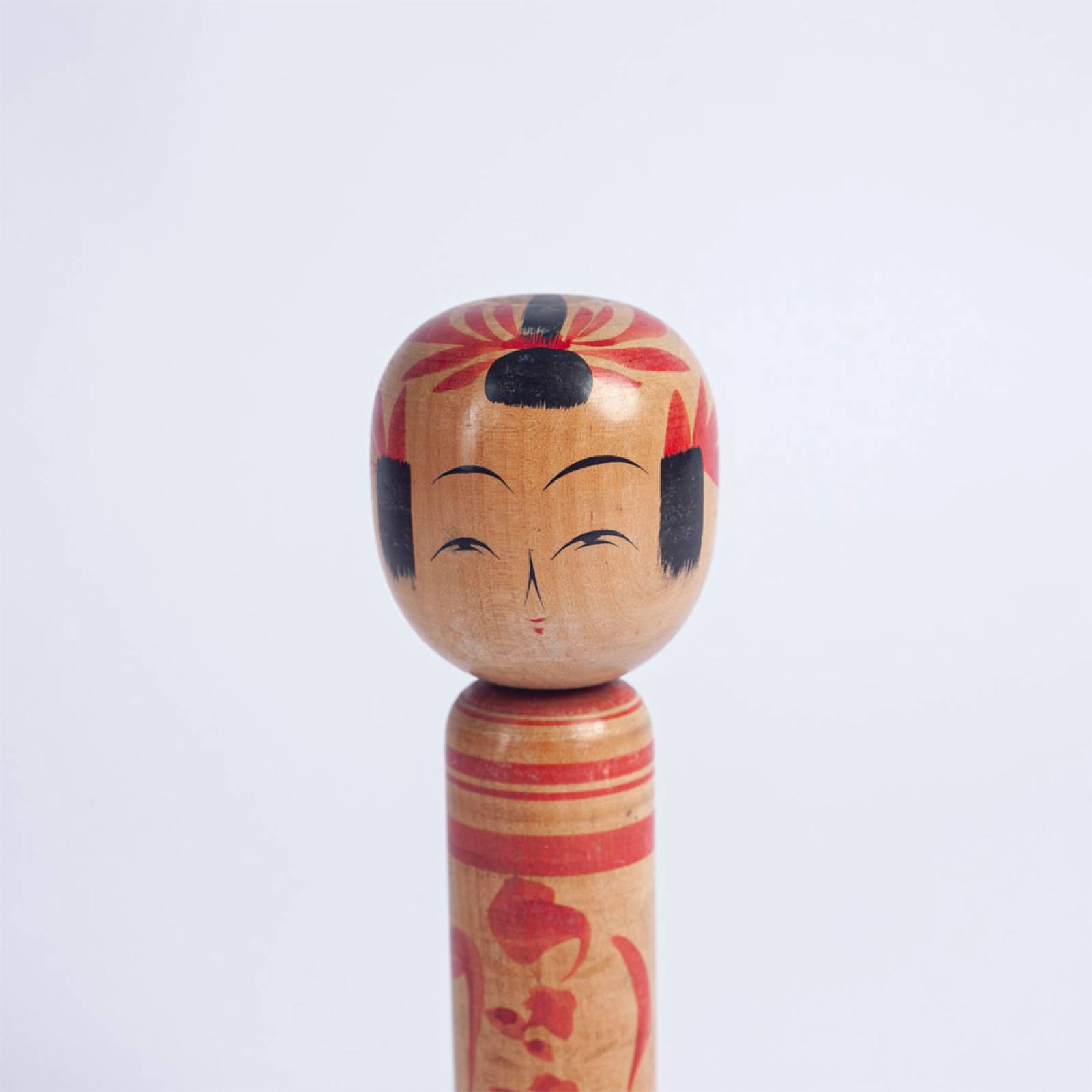 Vintage Japanese Wooden Kokeshi Doll thumbnails