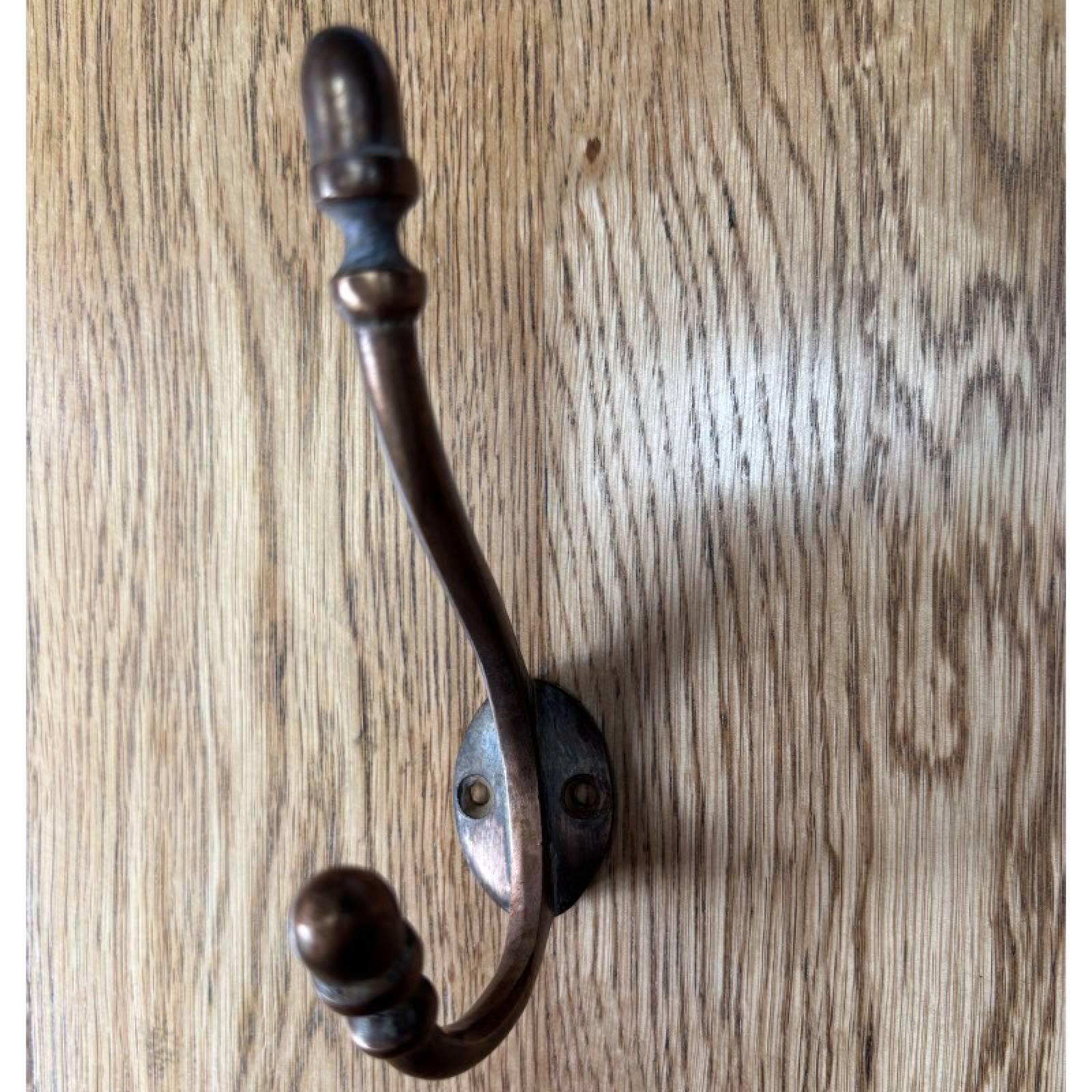 Vintage Large Single Brass Hook thumbnails