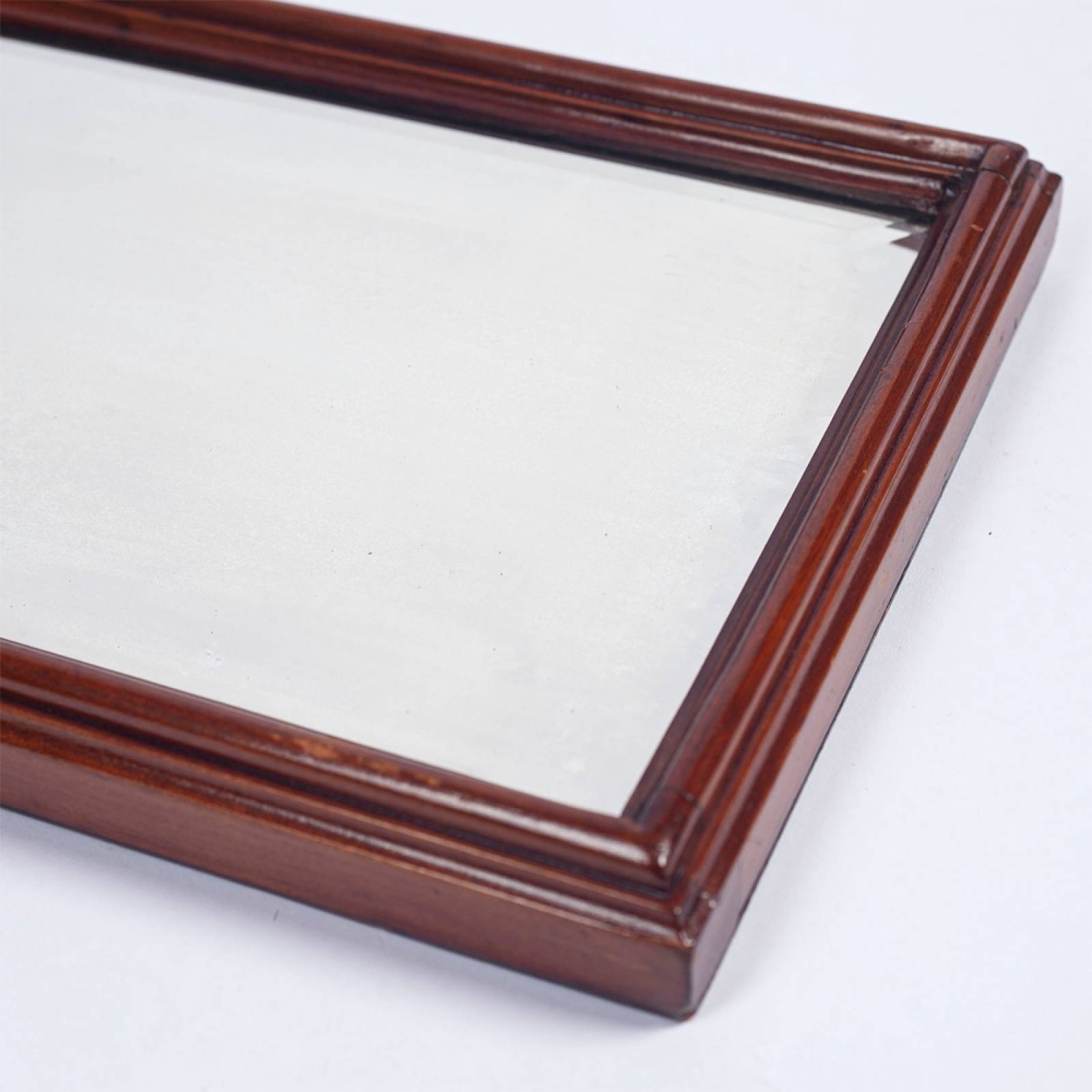 Vintage Wooden Slim Arched Mirror thumbnails