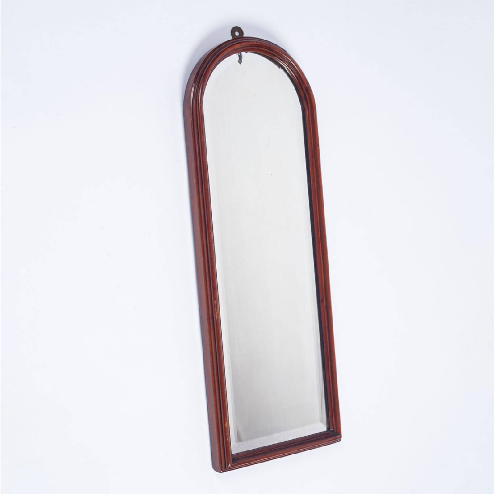Vintage Wooden Slim Arched Mirror thumbnails
