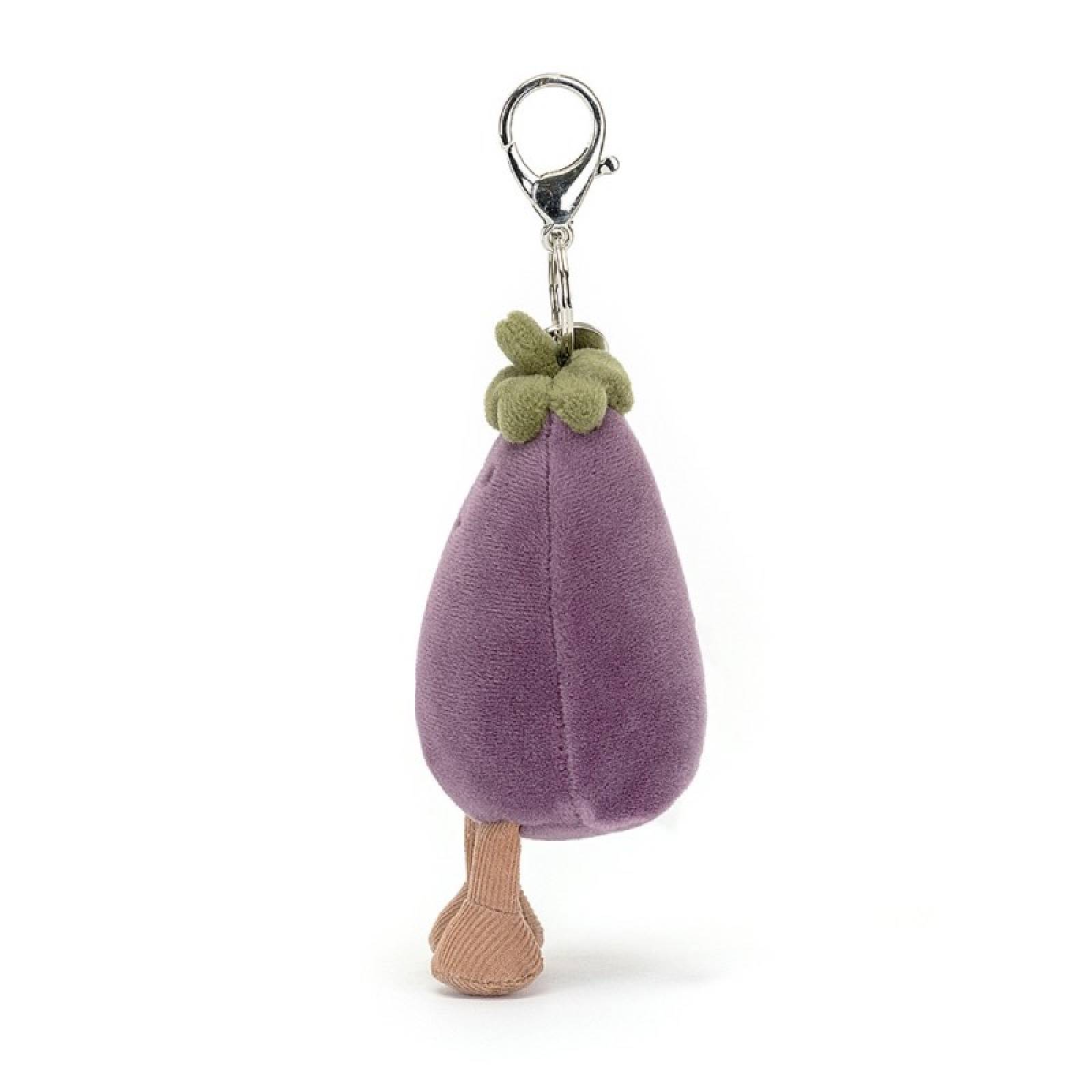 Vivacious Aubergine Bag Charm By Jellycat 3+ thumbnails