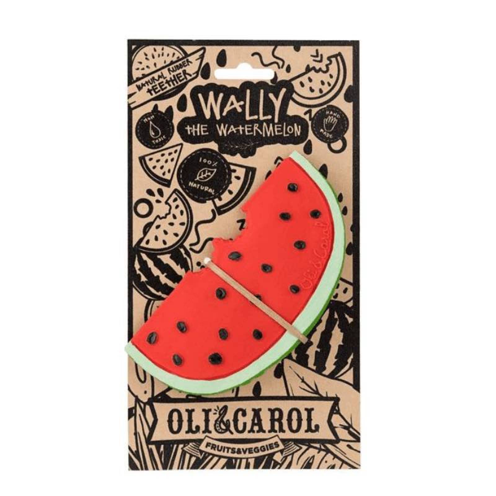 Wally The Watermelon - Natural Rubber Teething Toy 0+ thumbnails