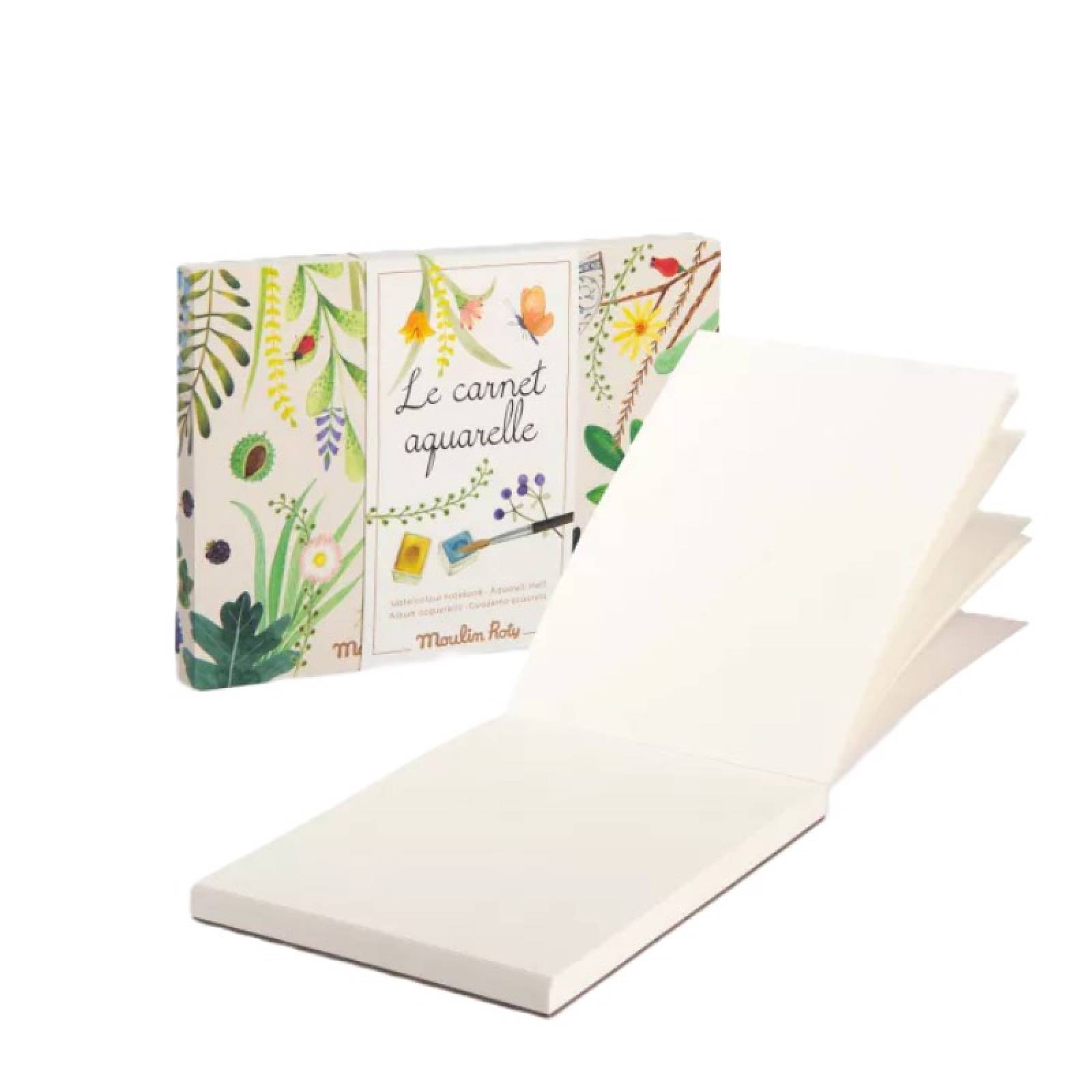 Watercolour Notebook Pad By Moulin Roty
