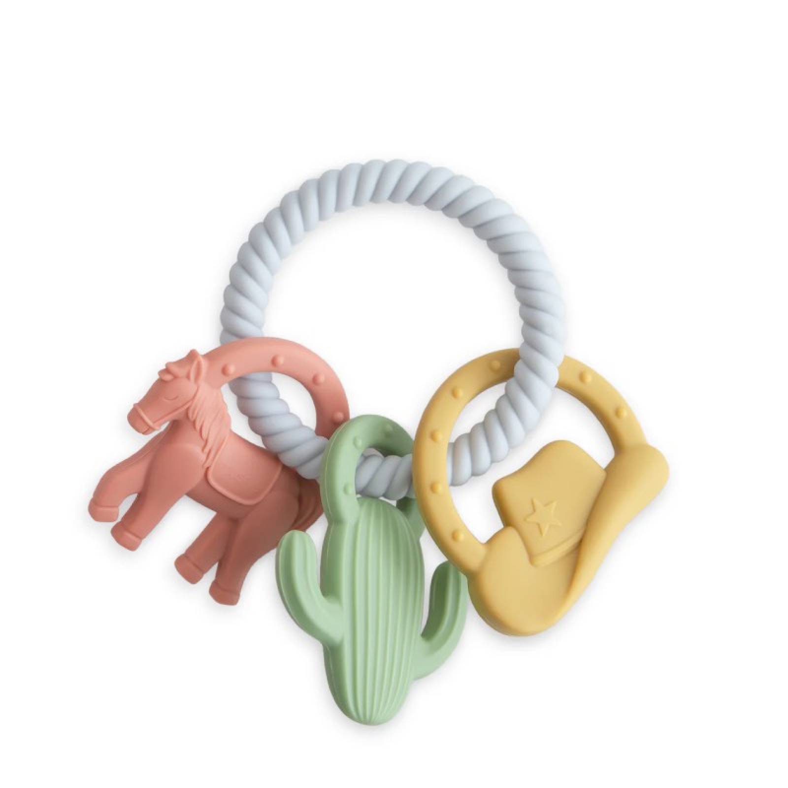 Western Silicone Teething Ring 3m+