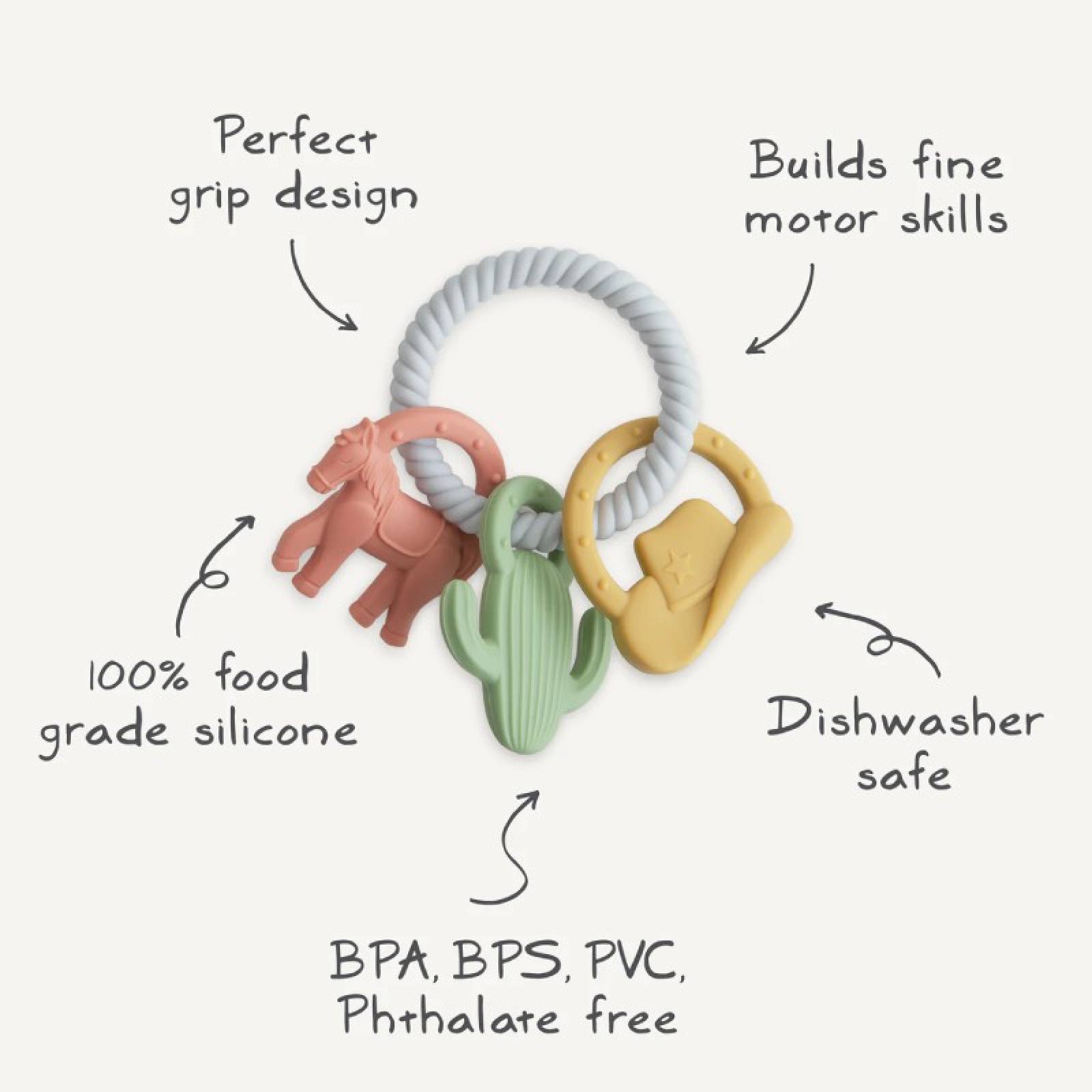 Western Silicone Teething Ring 3m+ thumbnails