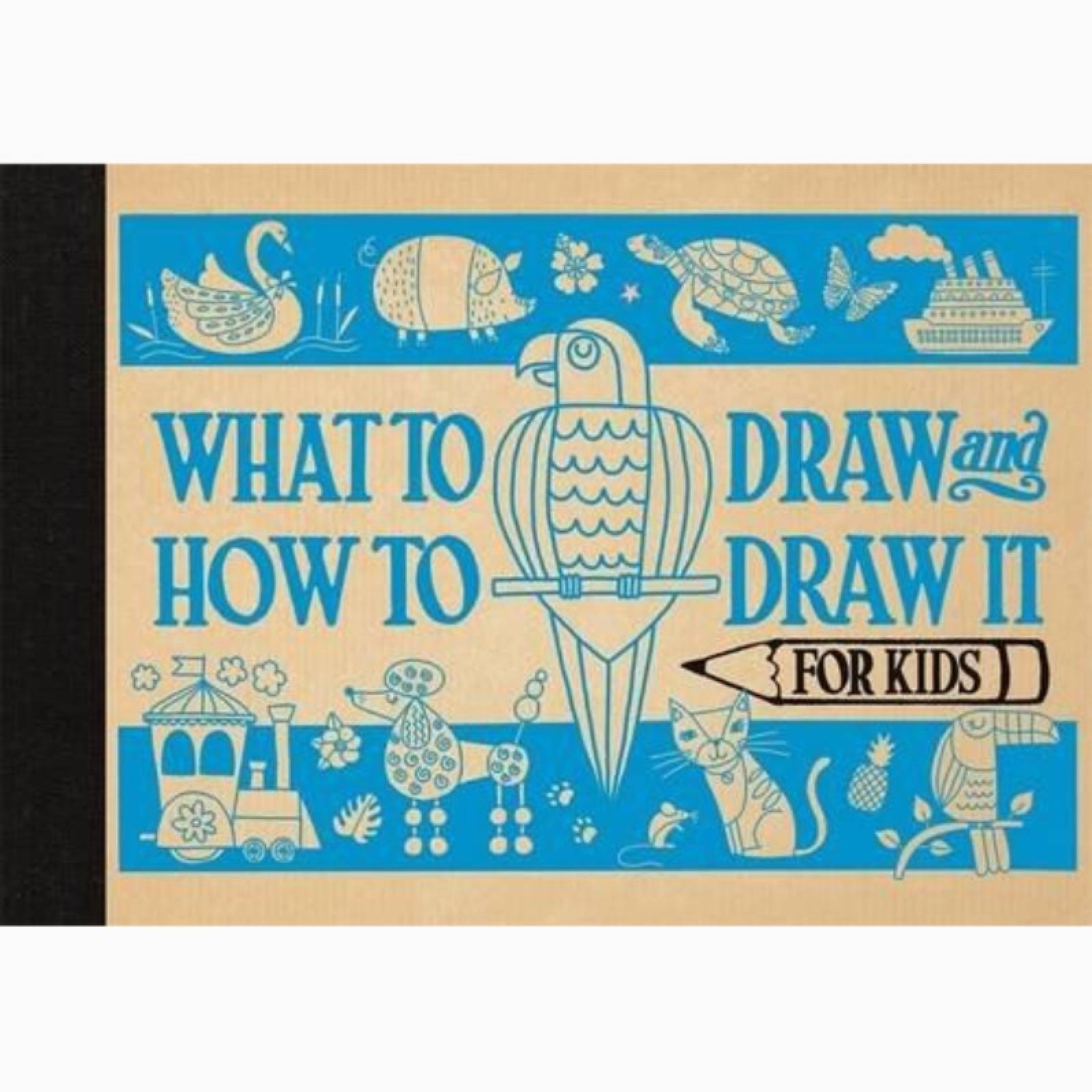 What To Draw And How to Draw It For Kids - Hardback Book