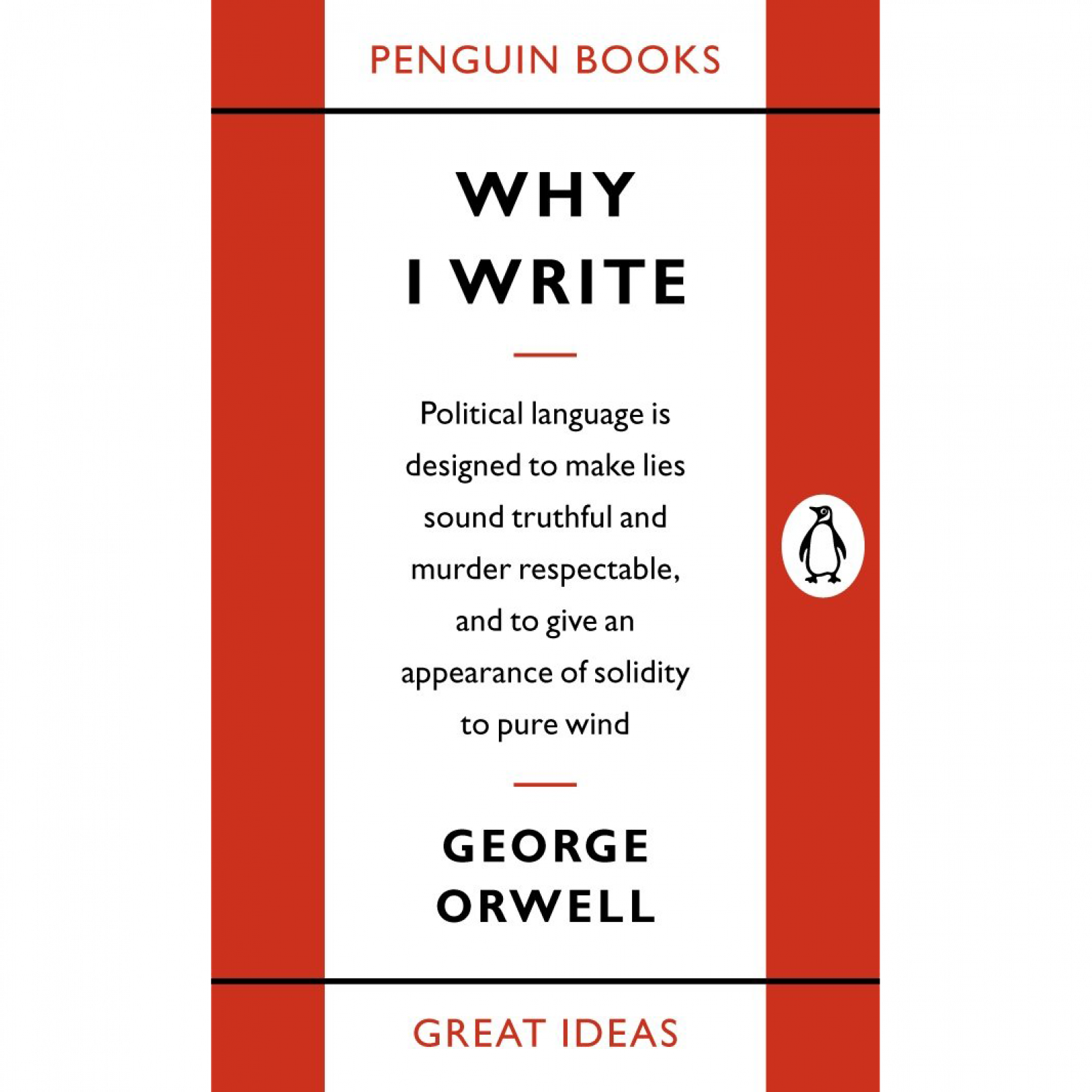 Why I Write By George Orwell Paperback Book