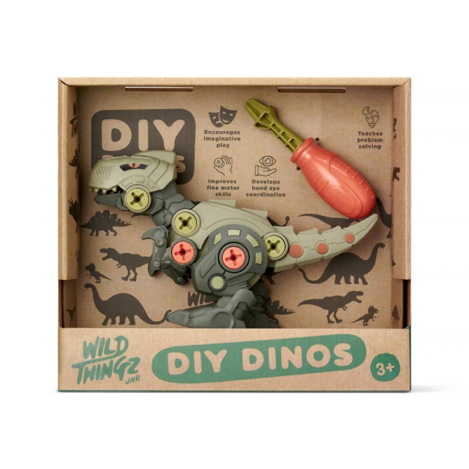 Wild Thingz DIY Dino - T-Rex Construction Toy 3+