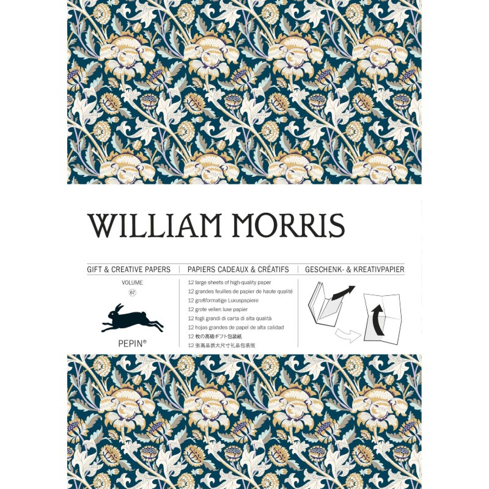 William Morris 67 - Pepin Book Of Gift Wrap