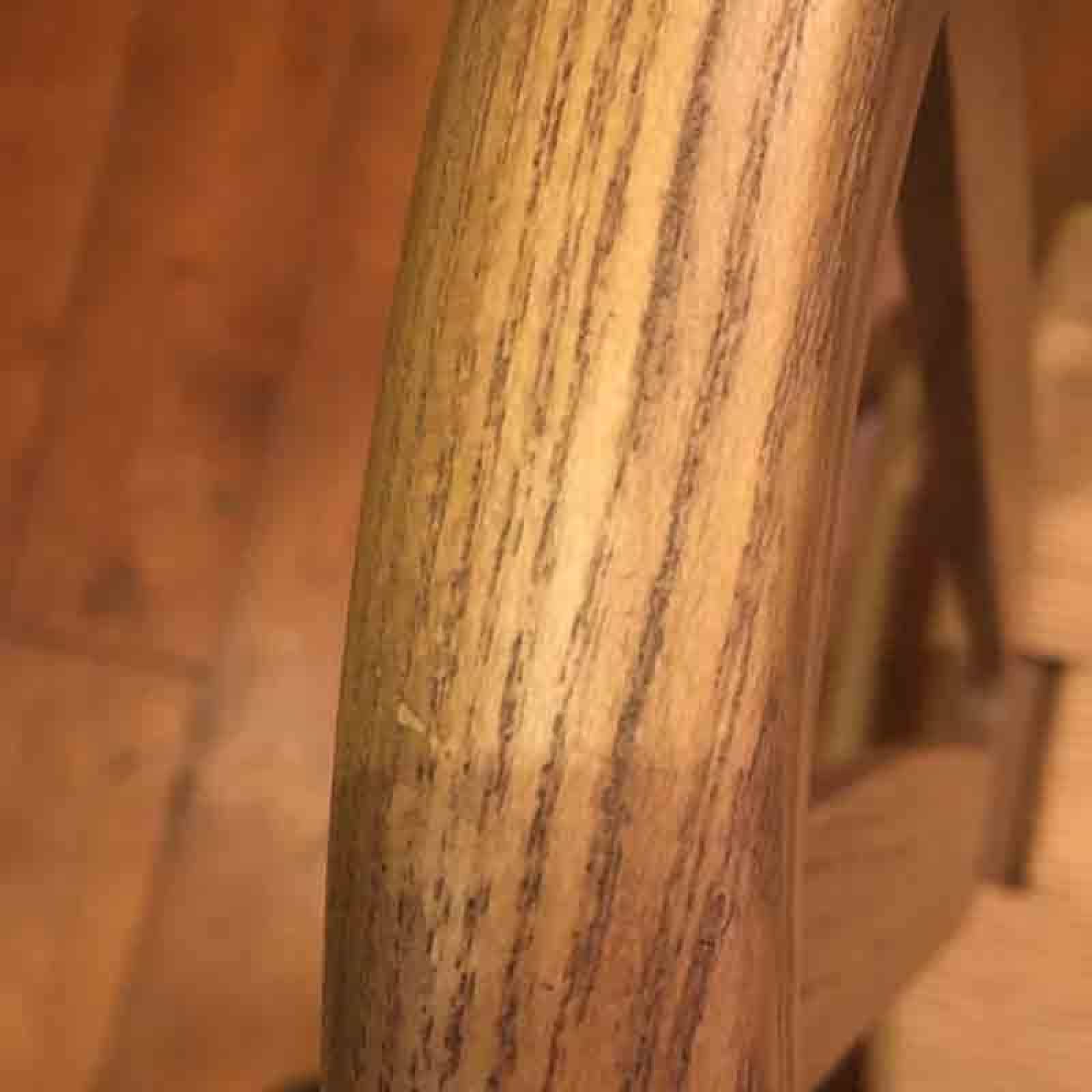 Mid-Century Style Curve Back Elm Chair - Natural thumbnails