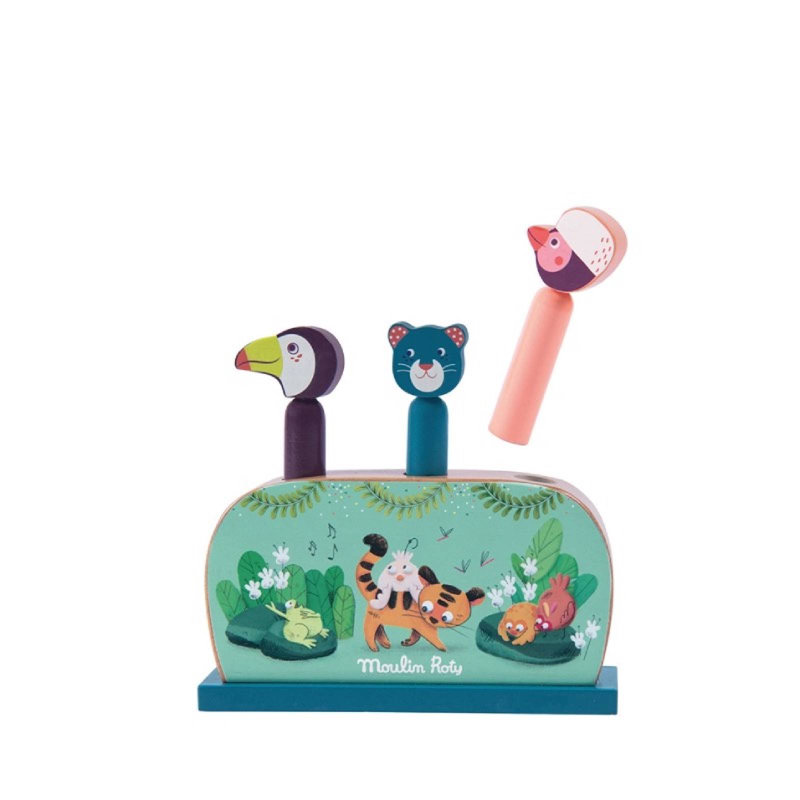 Wooden Jungle Animals Pop Up Toy 1+ thumbnails