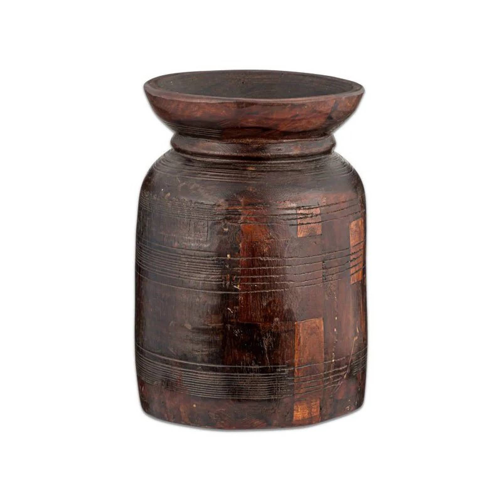 Wooden Kawasan Reclaimed Traditional Tall Pot