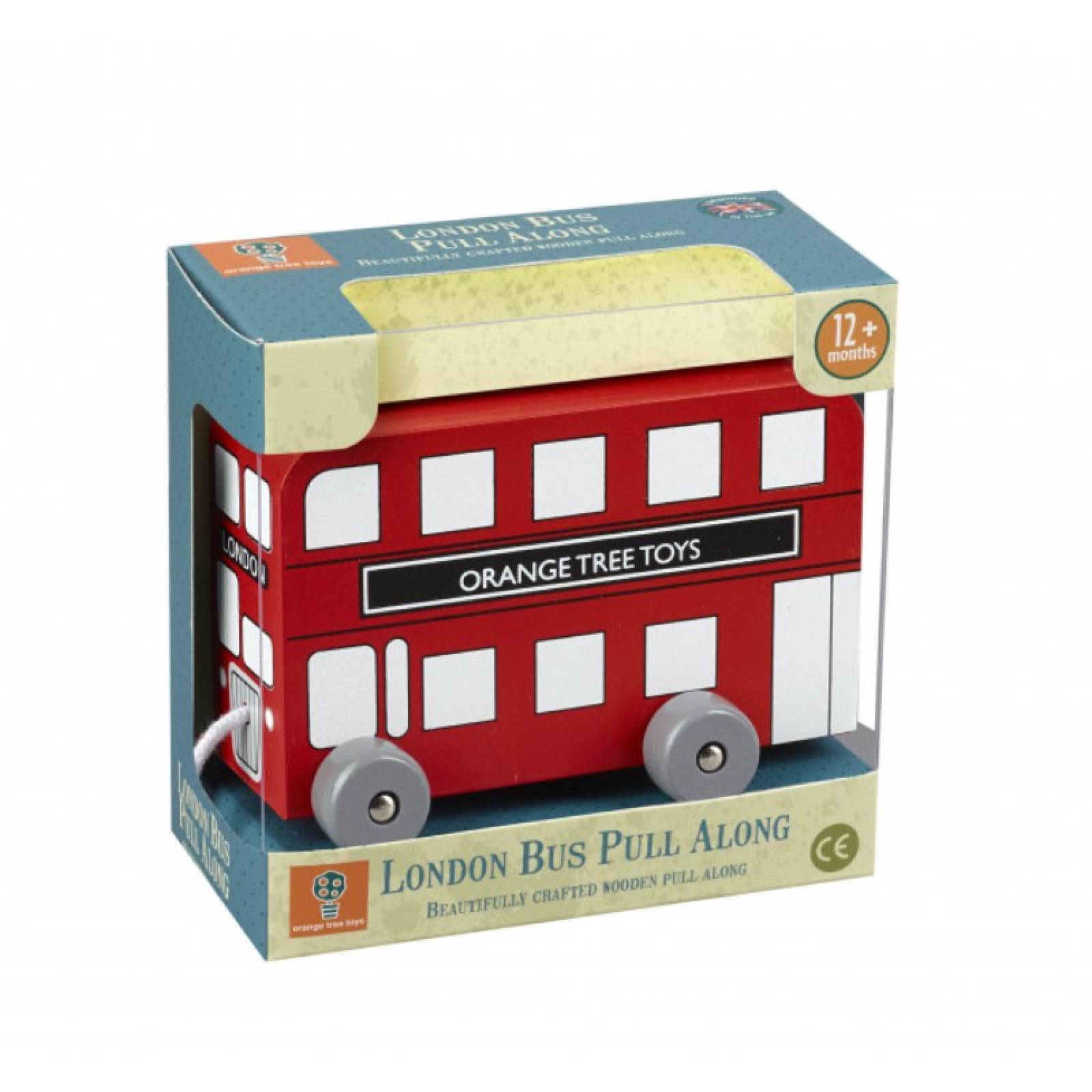 Wooden London Bus Pull Along Toy 1+ thumbnails