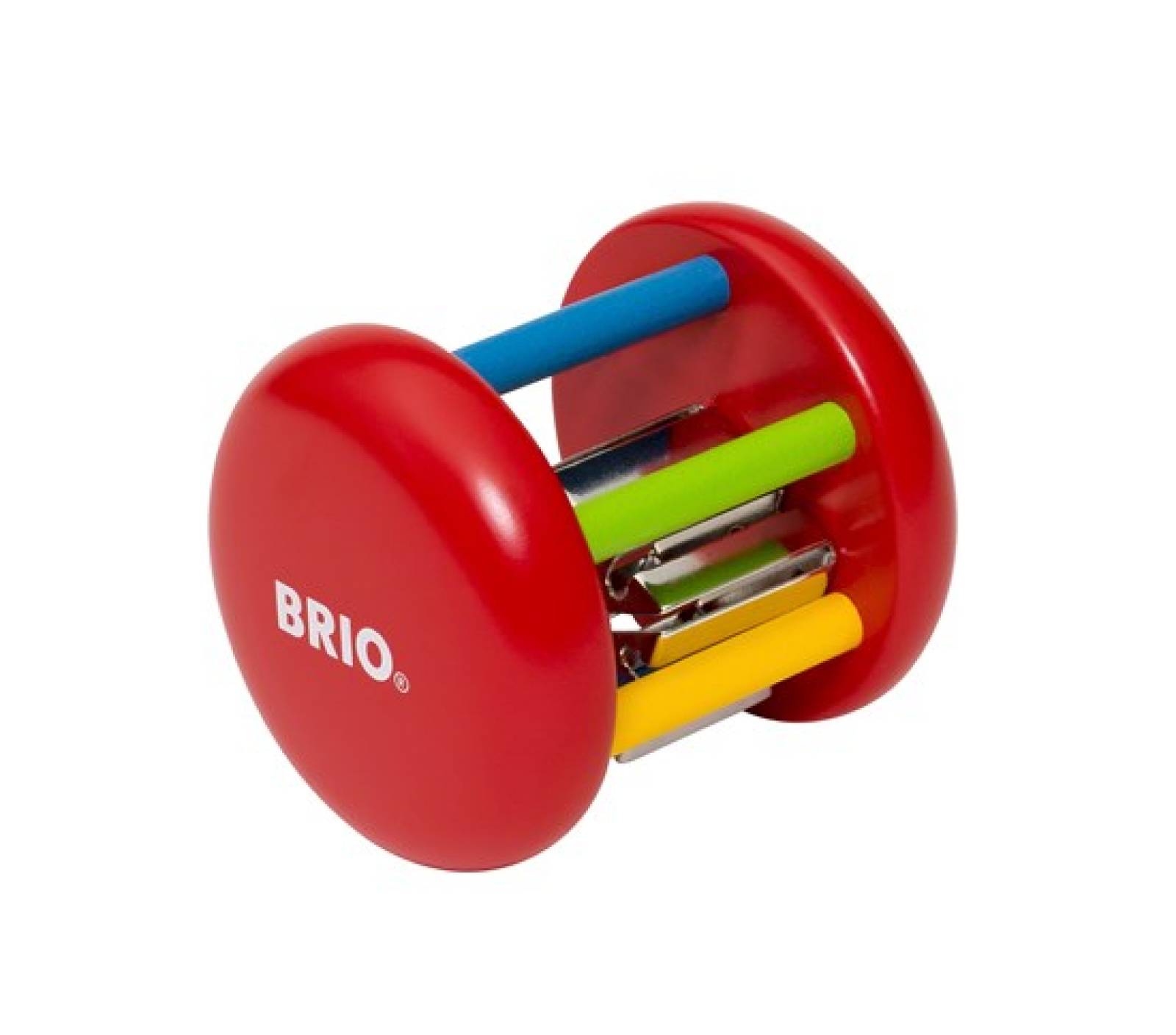 Wooden Multicolored Bell Rattle By BRIO 0+