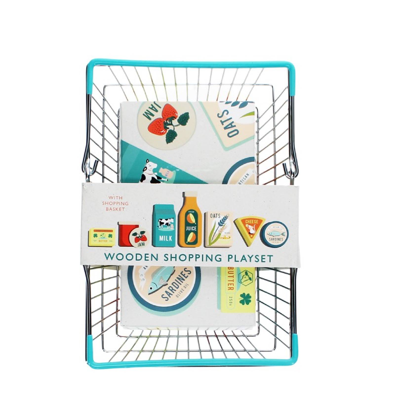 Wooden Shopping Playset With Metal Basket 3+ thumbnails