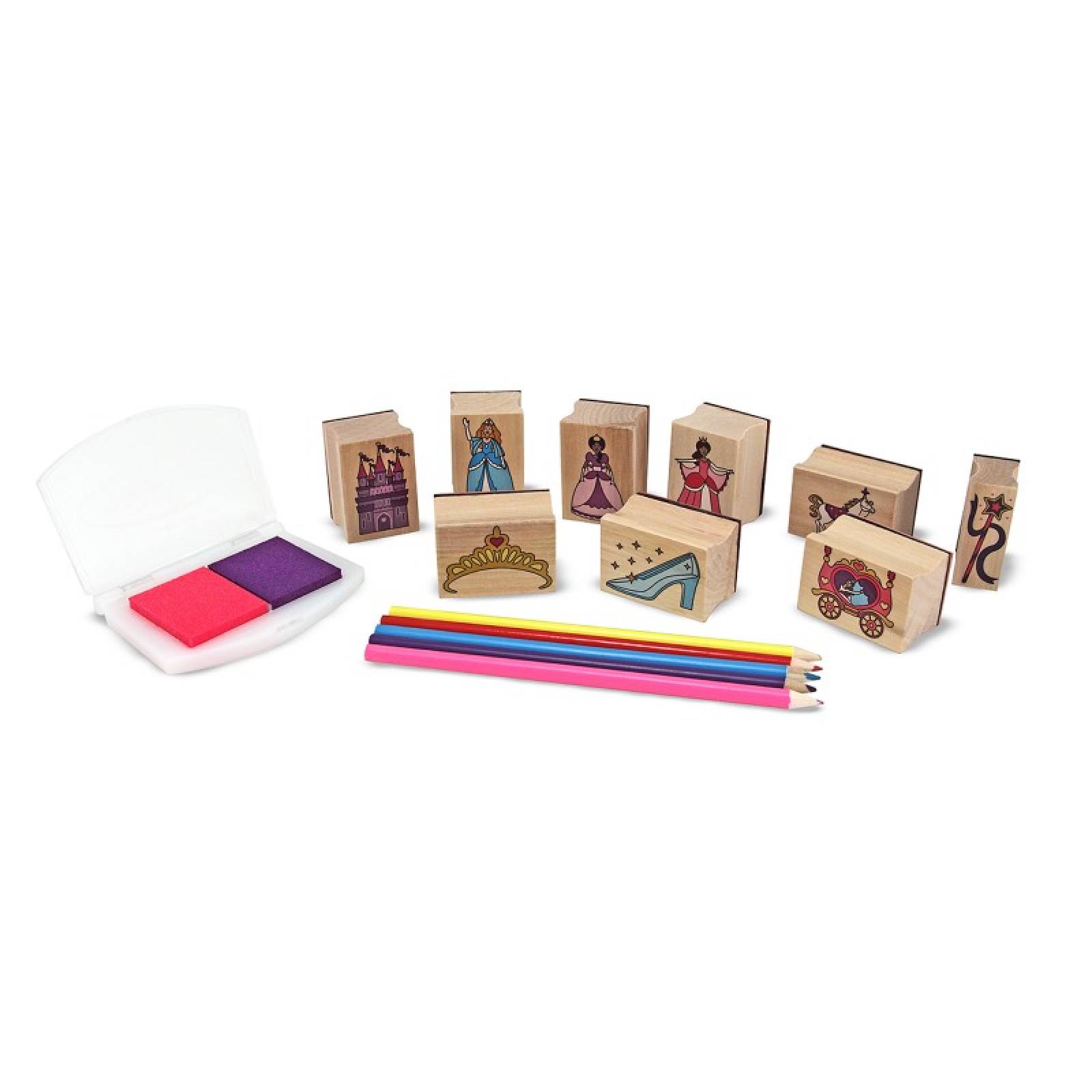 Wooden Stamp Set - Princesses 4+