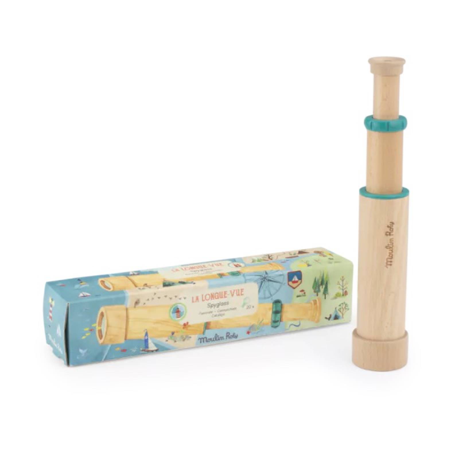 Wooden Telescope By Moulin Roty 3+
