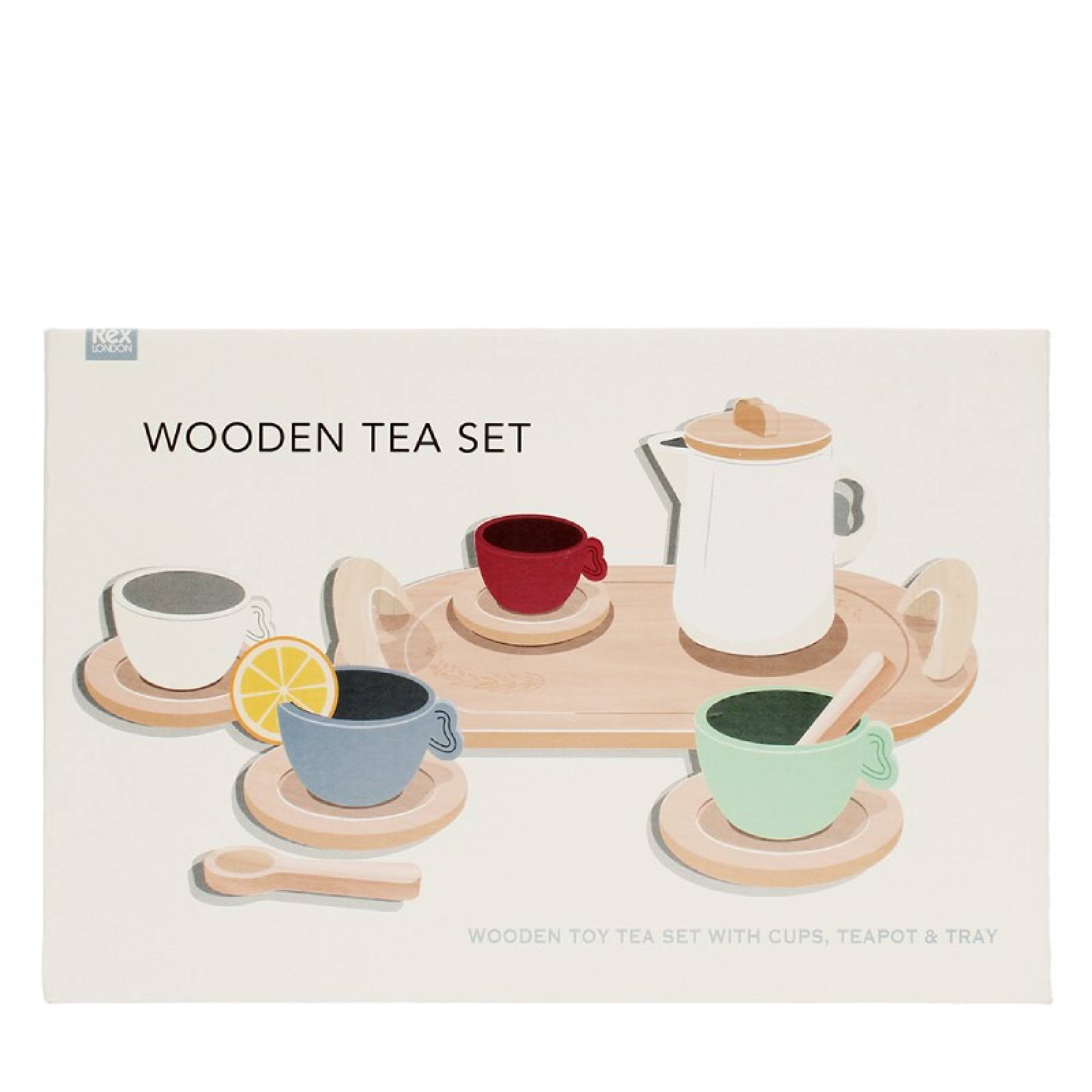 Wooden Toy Tea Play Set 3+ thumbnails