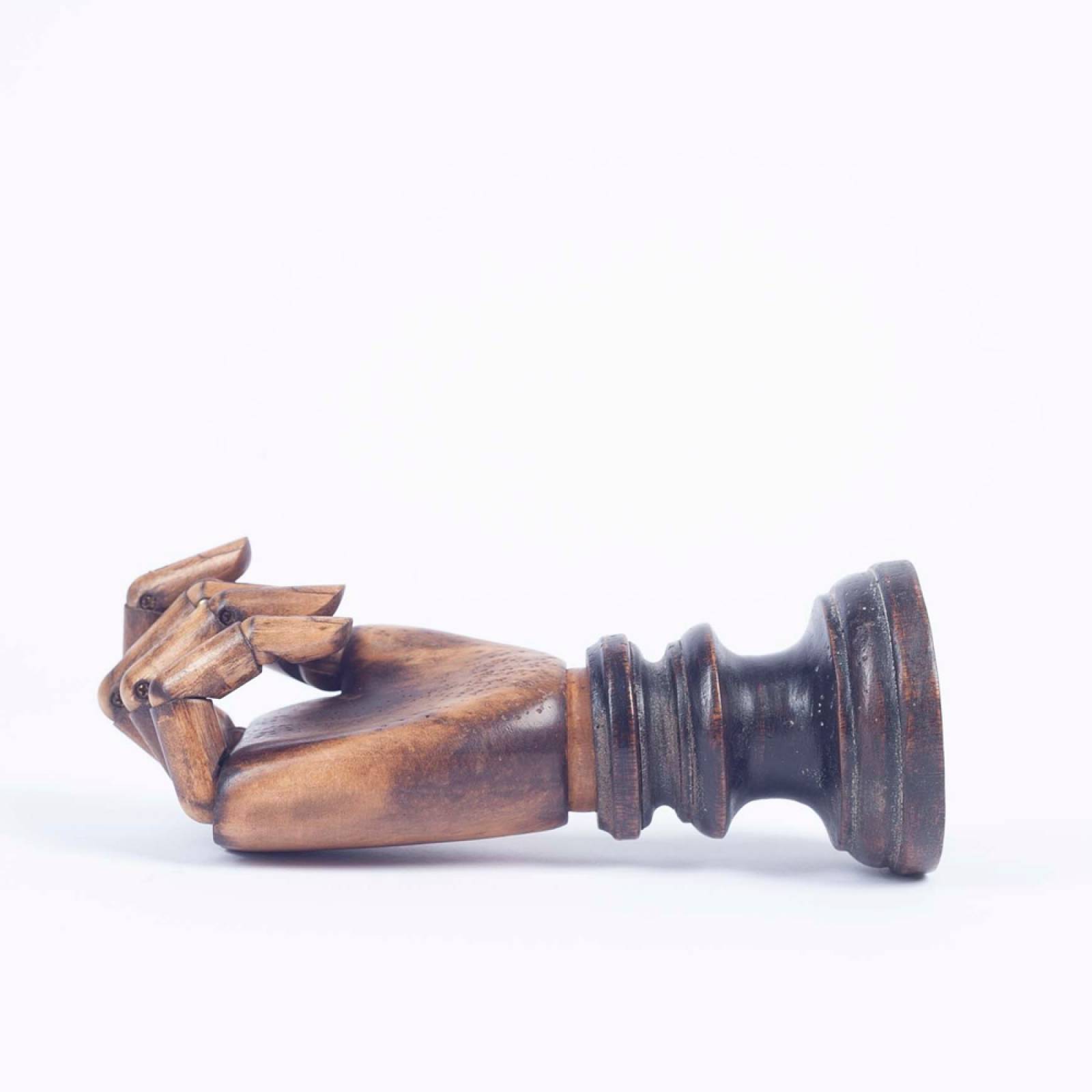 Wooden Wall Mounting Articulated Hand thumbnails
