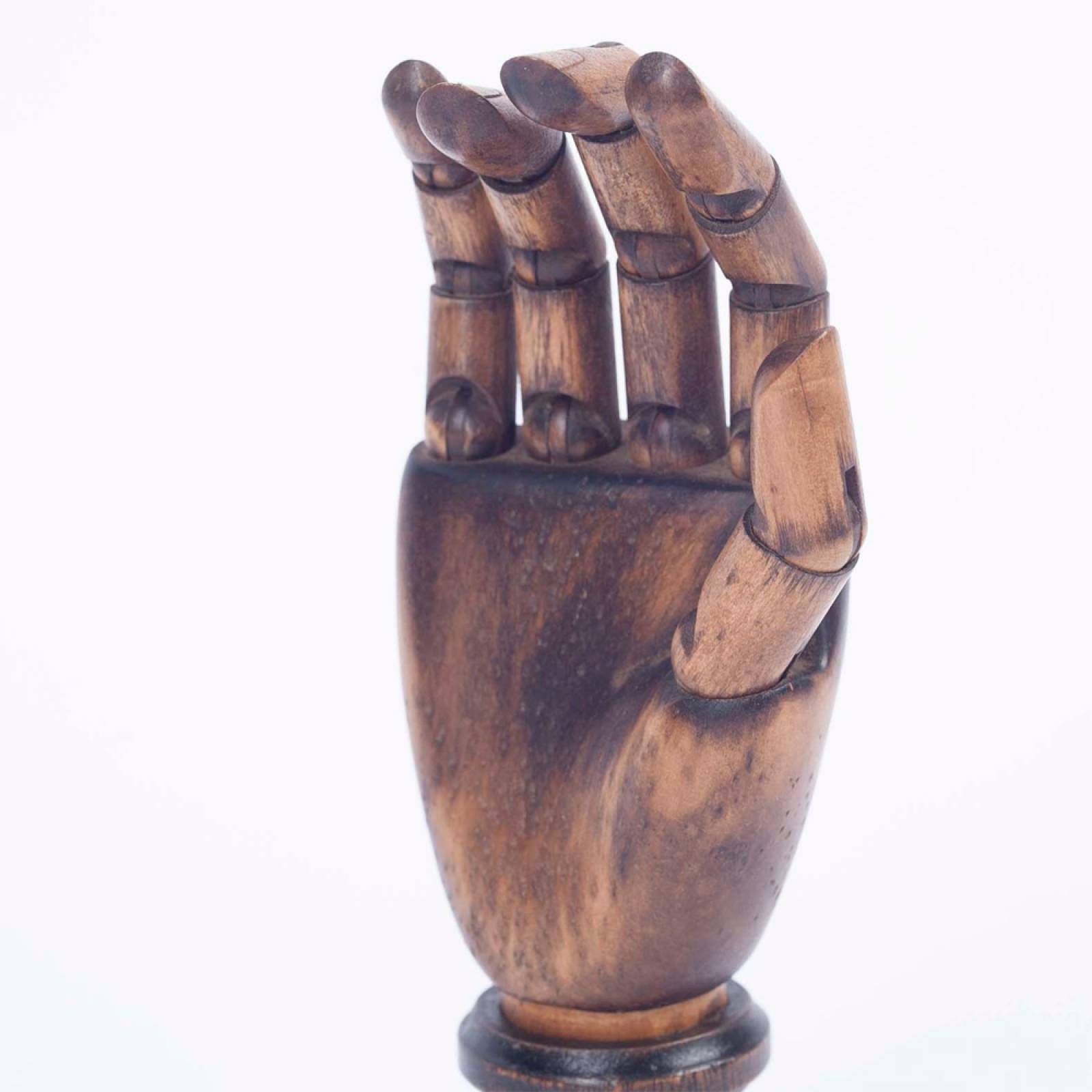 Wooden Wall Mounting Articulated Hand thumbnails