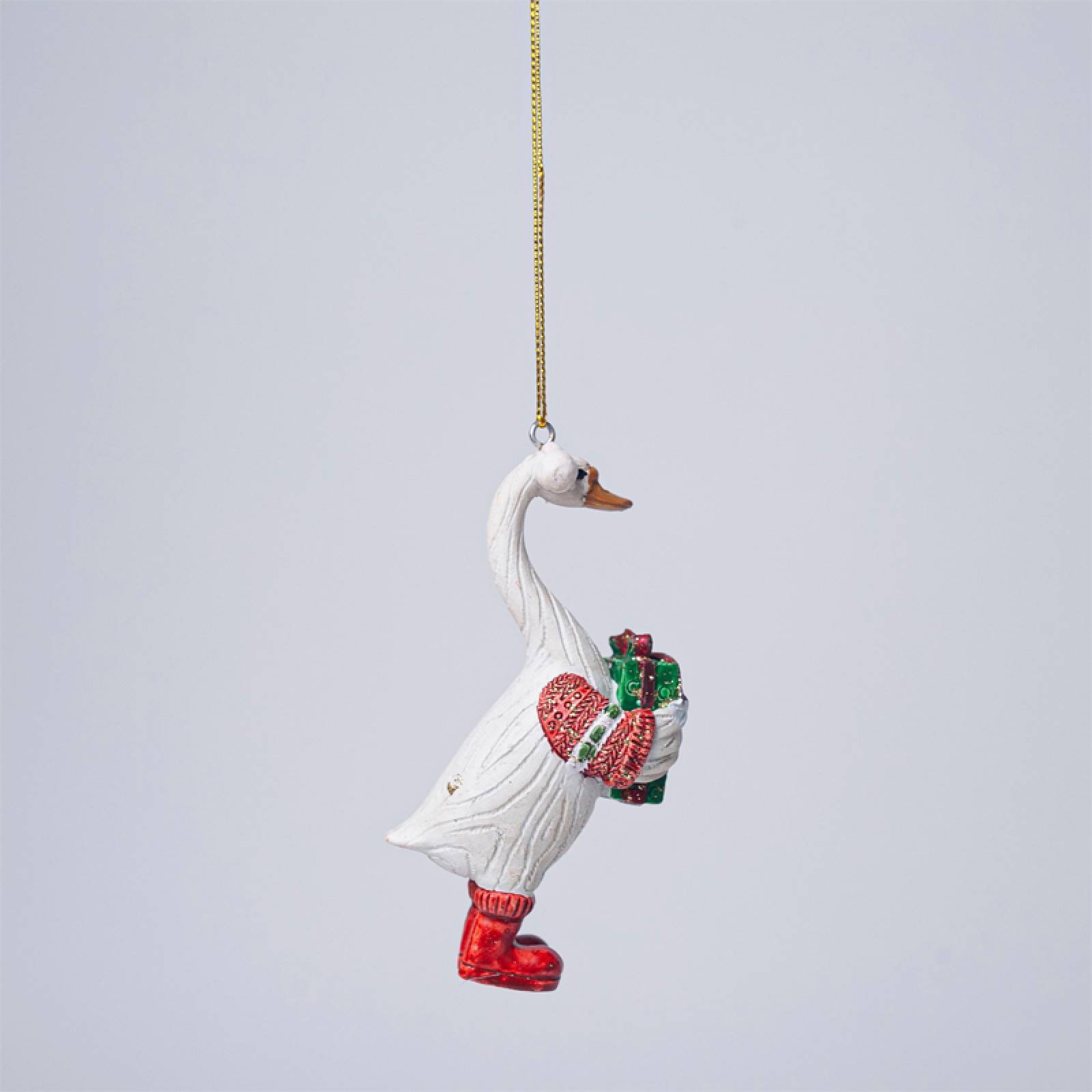 Resin Goose Hanging Christmas Decoration thumbnails