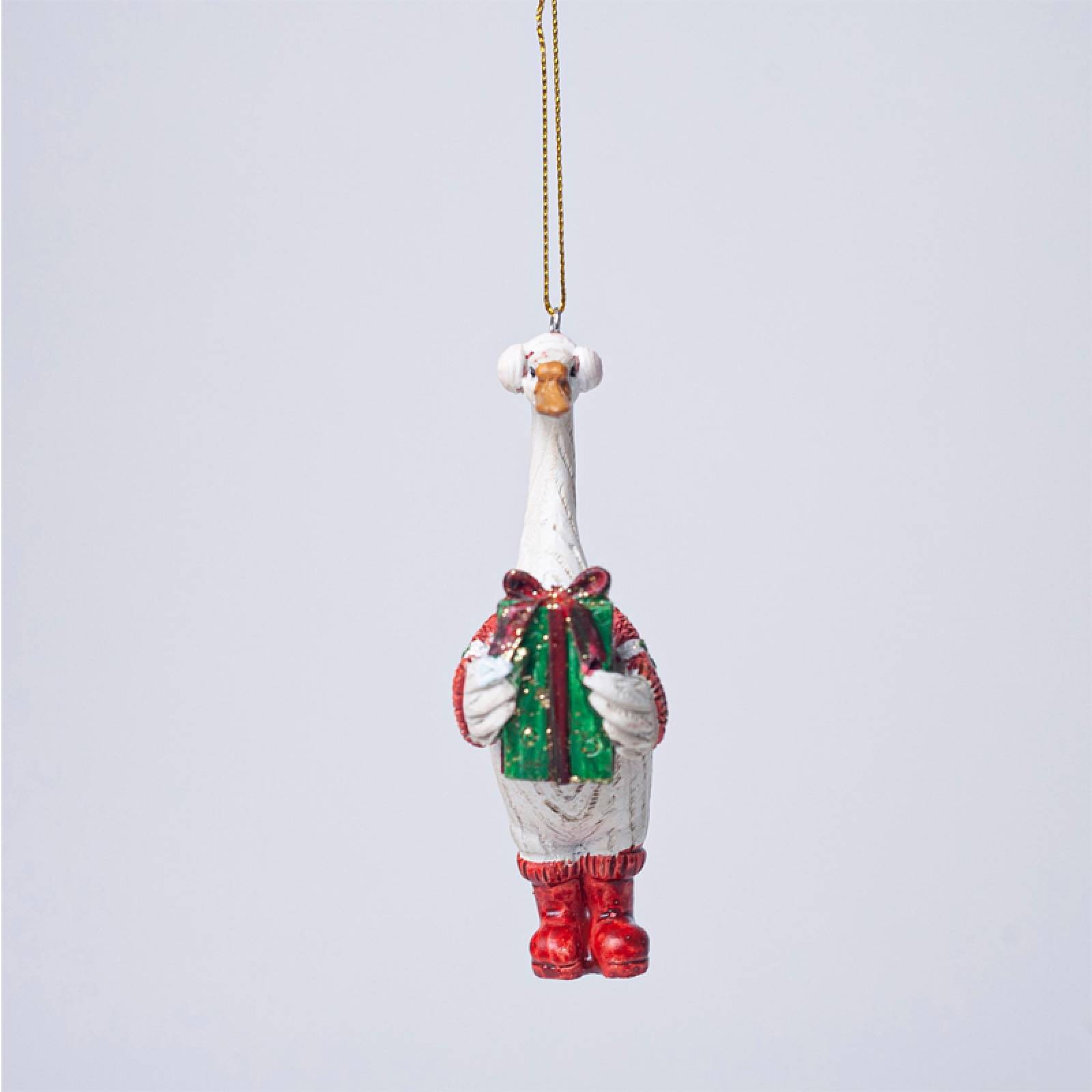 Resin Goose Hanging Christmas Decoration thumbnails