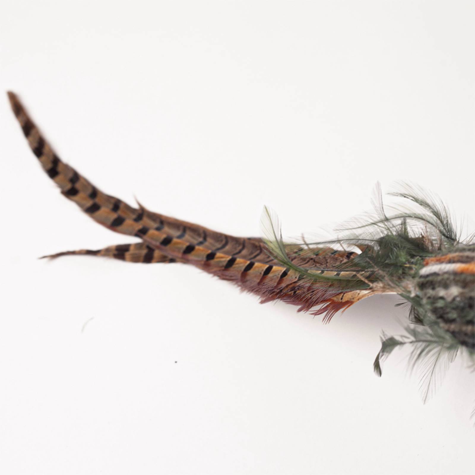 Large Tapestry Pheasant Decoration With Feathers thumbnails