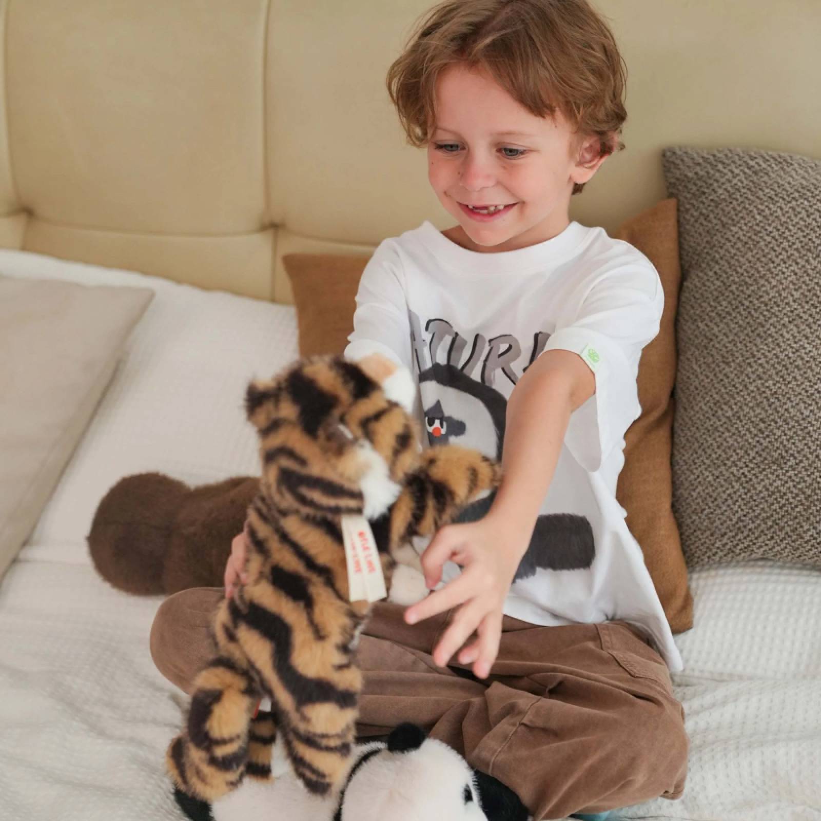 Zenda Tiger Soft Toy 40cm thumbnails