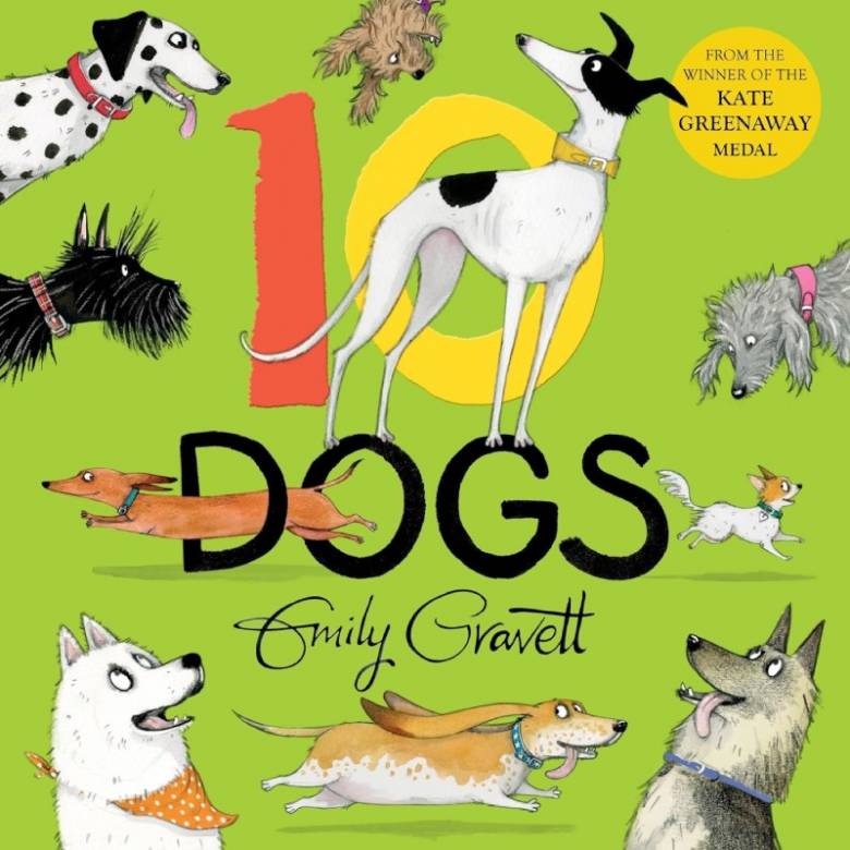 10 Dogs By Emily Gravett - Paperback Book