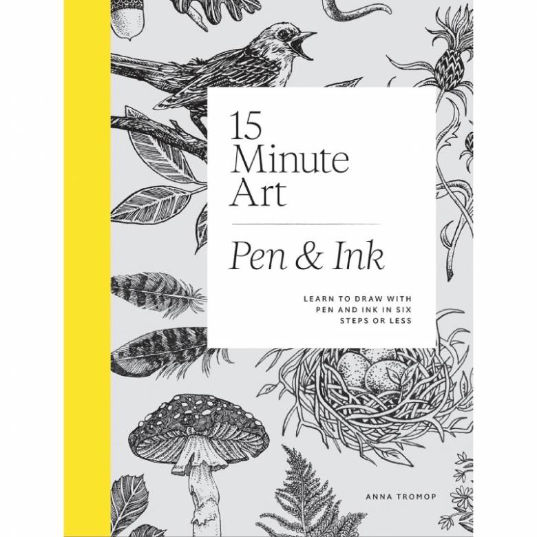 15 Minute Art - Pen & Ink - Paperback Book