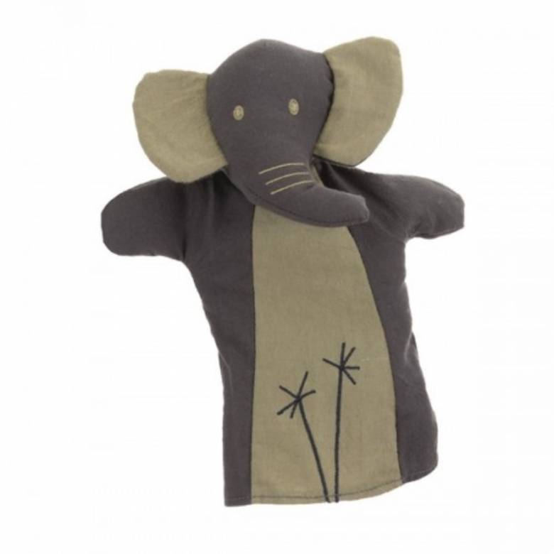 Elephant - Small Cotton Handpuppet 0+