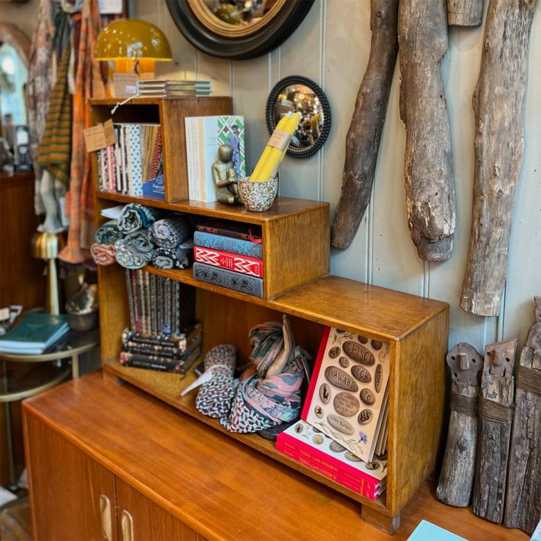 1920s Oak Stepped Bookcase