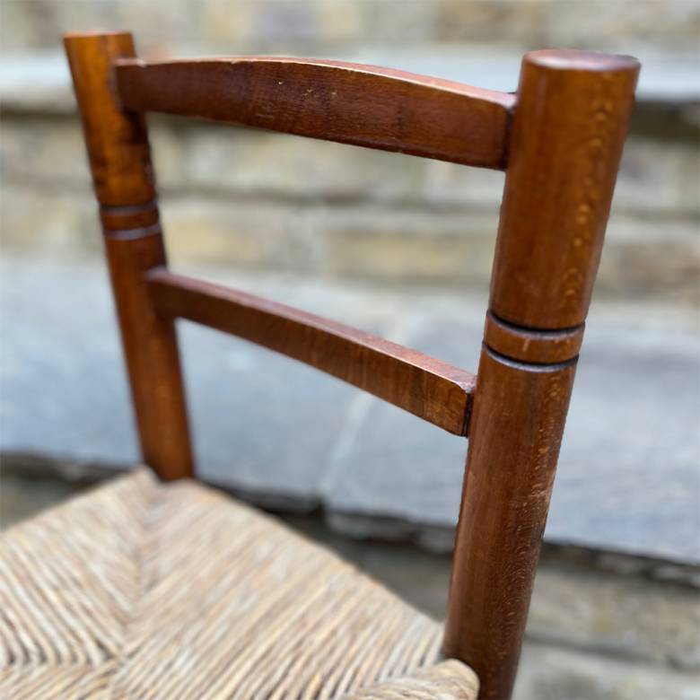 1920s Rush Seated Child's Chair