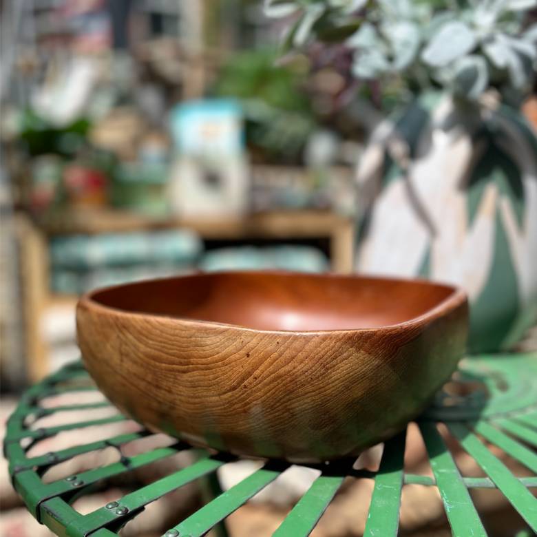 1950s Large Teak Salad Bowl