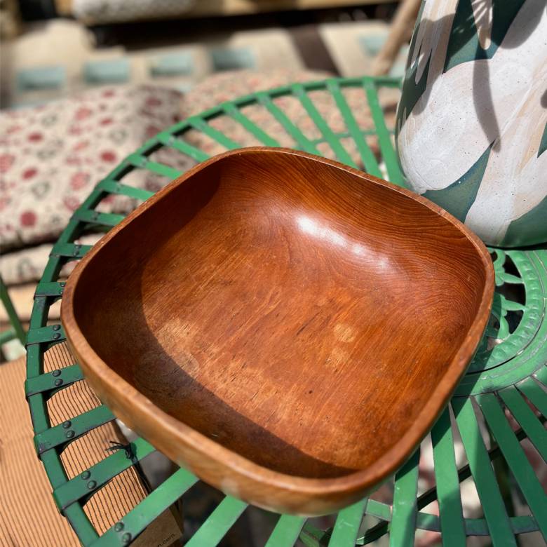 1950s Large Teak Salad Bowl