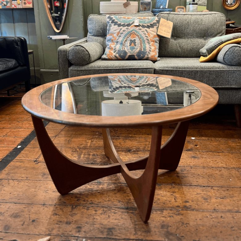 1960s G Plan Teak Astro Coffee Table On 4 Legs
