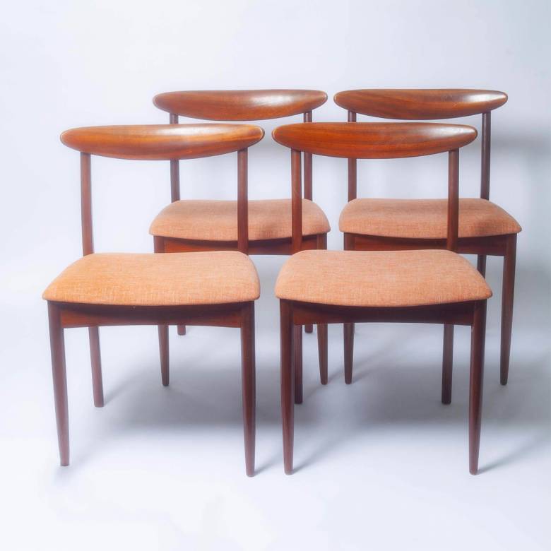 1960s Set Of 4 Dining Chairs By Greaves & Thomas