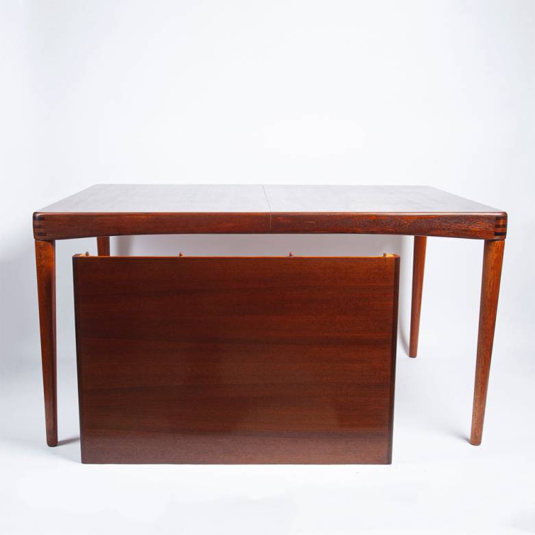 1960s Teak Extending Dining Table By By H.W Klein For Bramin