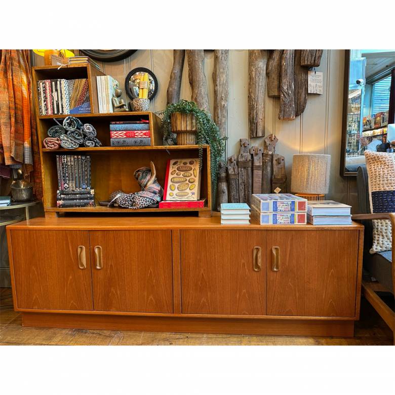 1960s Vintage Low Teak Sideboard By G Plan