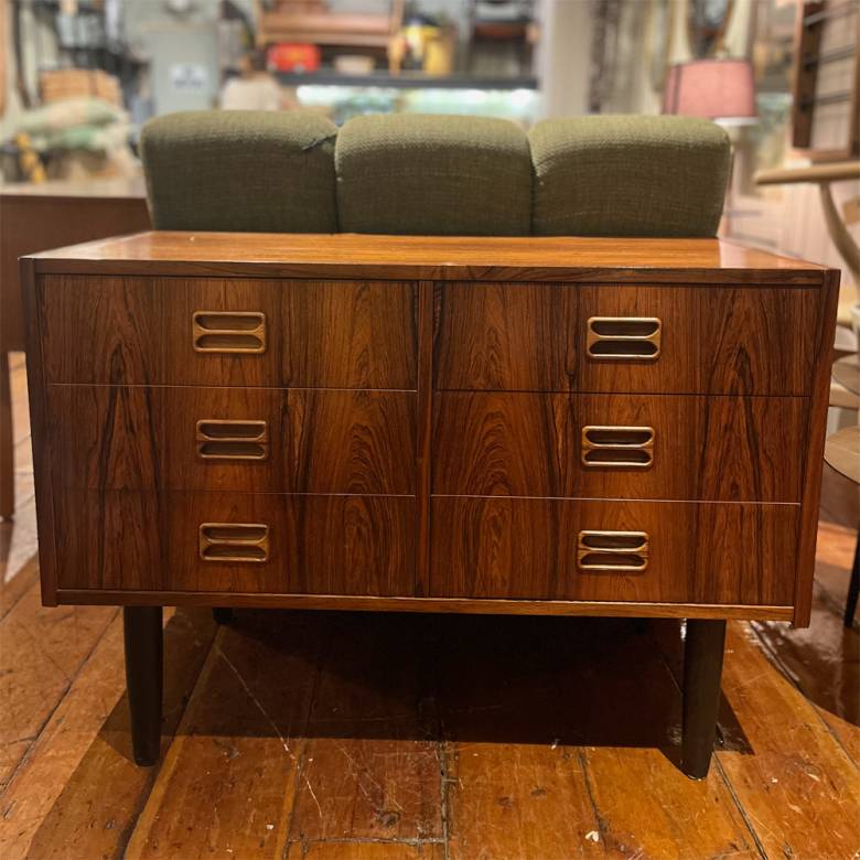 1970s Danish Rosewood Chest Of Drawers By Emil Clausen