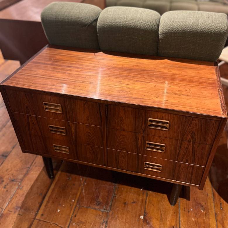 1970s Danish Rosewood Chest Of Drawers By Emil Clausen