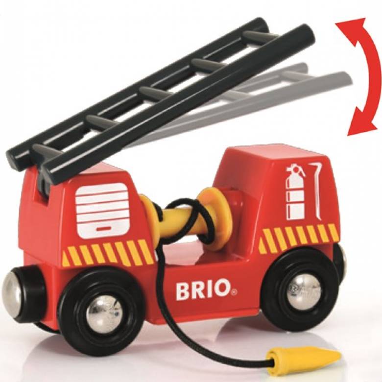 Emergency Fire Engine BRIO Wooden Railway Age 3+