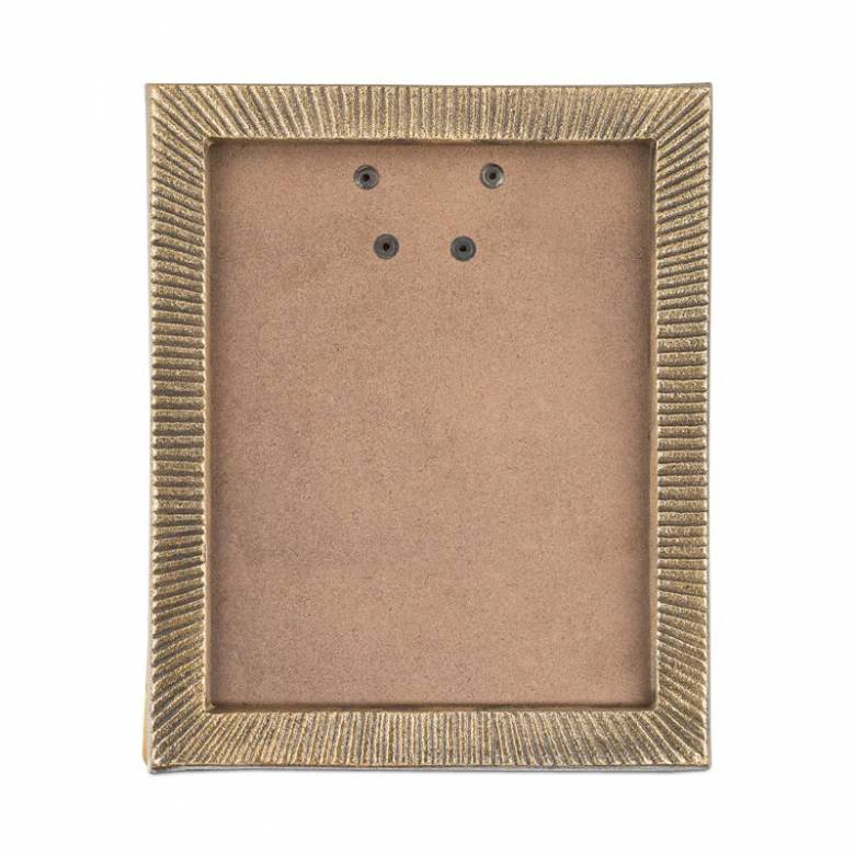 8X10" Ranoli Iron Etched Photo Frame In Antique Brass